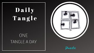 Daily Tangle -   Puzzle  |How to draw...|