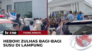 Didampingi Raffi Ahmad, Zulhas Bagi-Bagi Susu Gratis | tvOne Minute