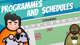 Guide to programmes and scheduler #prisonarchitect #guide #game