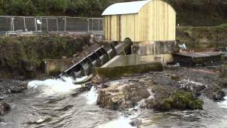 Archimedes Screw Electricity Generator.  - River Barle, Nr Dulverton, Somerset