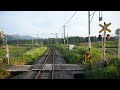 えちごトキめき鉄道　妙高高原～直江津　後方展望