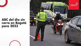 Día sin carro en Bogotá 2023| Caracol Radio