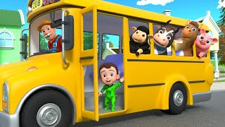 The Wheels on The Bus Song (Animal Version) Lalafun Nursery Rhymes & Kids SongsThankYouforwatching