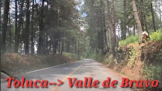 de Toluca a Valle de Bravo en El Estado de México, México #pueblomágico