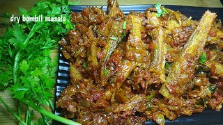 dry bombil masala recipe / dry bombil fry masala / dry bombay duck recipe