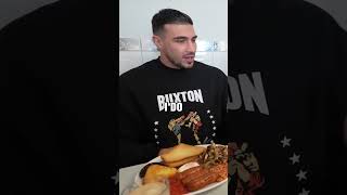 Eddie Hall and Tommy Fury Swap Breakfasts #mukbang