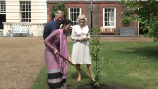 The Prince of Wales and The Duchess of Cornwall welcome Aung San Suu Kyi to Clarence House