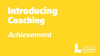 Introducing Coaching