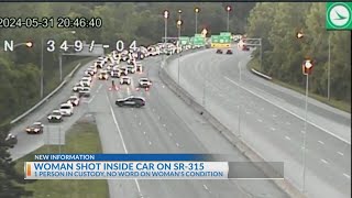 Woman shot inside car on SR-315 in Worthington
