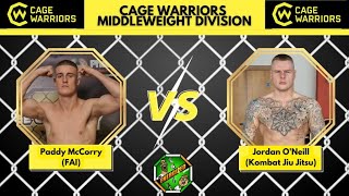 Paddy McCorry Vs Jordan O'Neill | Cage Warriors 140 Belfast Countdown | Energized's \