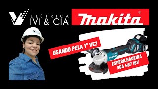 Makita - Esmerilhadeira DGA 467 18V #Makita #Esmerilhadeira