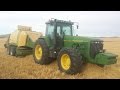 John Deere 8200 Baling with Krone Big Pack 1290 HDp High Speed II