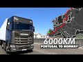 Ets2 Longest Delivery In Europe (portugal To Norway) Lisbon To Kjøllefjord | Euro Truck Simulator 2