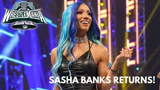 SHOCKING - Sasha Banks returns at WWE WresleMania XL 2024 - Live Entrance