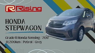 SOLD【2017】Honda Stepwagon (2WD), Grade B Honda Sensing, 41209 km - Japanese Car