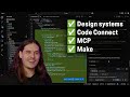 Figma + developer workflows | design systems, Code Connect, MCP, and Make