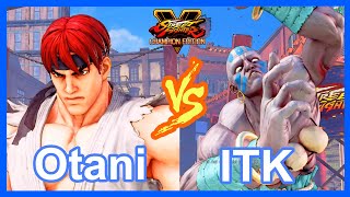 SFV Otani (Ryu) VS ITK (Dhalsim)