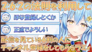 とある法則を使ってチャンネル登録をしてもらおうとするラミィさん。【雪花ラミィ 切り抜き】