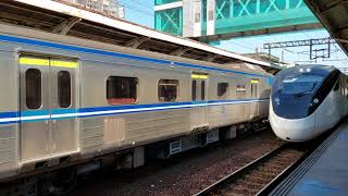 台鐵377次EMU3000自強號 進站停車