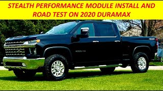 Stealth Performance Module Install and Test on 2020 Chevy Duramax