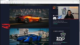 Ramee looks at Gabz Cars on his Website | Prodigy 2.5 GTA RP