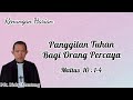 Panggilan Tuhan Bagi Orang Percaya, Matius 10:1-4 (@ Pdt Ricky Montang)