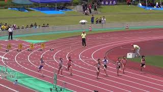 20190526_宮崎県高校総体_女子100m_準決勝1組