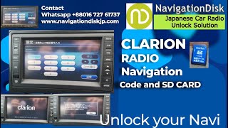 Clarion NX712 Code locked off due to wrongly attempt many times - we fix it immediately