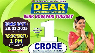 LOTTERY LIVE DEAR 1 PM 28.01.2025 NAGALAND STATE LOTTERY LIVE DEAR LOTTERY LIVE LOTTERY SAMBAD LIVE