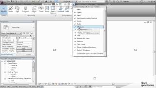 Revit Tutorial: Quick Access Toolbar | Black Spectacles