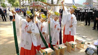 浦安の舞や奴で賑わう・川津町春日神社で秋の例大祭