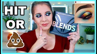 TRYING OUT THE NEW BLEND BUNNY COSMETICS BLEND PALETTE || BEST RAINBOW PALETTE YET!?! ||