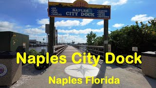 Naples City Dock - Naples Florida. Places To Go See, Things To Do Naples FL [4K]