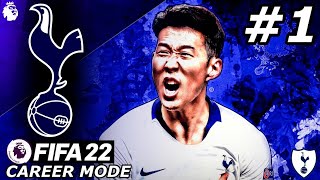 FIFA 22 Tottenham Hotspur Career Mode EP1 - THE CONTE ERA!⚡