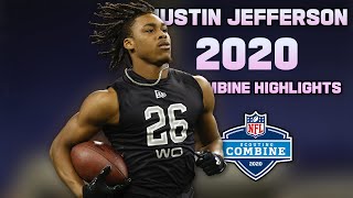 Justin Jefferson 2020 NFL Combine Highlights