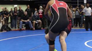 Mack Beggs, a transgender student, wrestles in the 2017 UIL State Championships