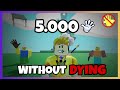 Is it possible to get 5.000 SLAPS without DYING? | Slap Battles | Roblox