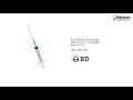 bd emerald 5ml syringe with 21g x 1 1 2 needle pack of 100 307732