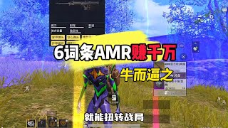 挑战6词条AMR赚千万！ #和平精英地铁逃生