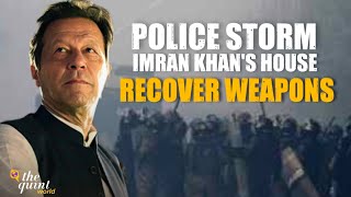 Watch: Pakistan Police Smash Through Barricades, Storm Imran Khan's Residence