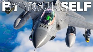 F-16 Viper Fight Alone | DCS World