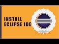 Eclipse IDE for Java developers/  Install Eclipse IDE in windows