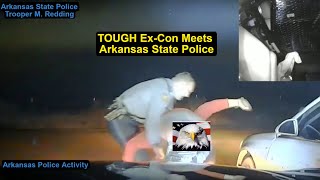 EXCON Tries to BULLY Arkansas State Trooper His VILE RANT doesnt FAZE the Trooper