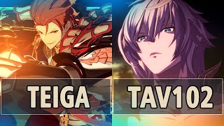 GBVSR:🔥Teiga (Percival) Vs Tav102 (Lucilius)🔥| High Level Gameplay.