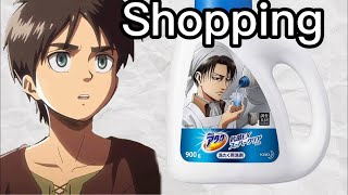 IF AOT CHARACTERS WENT SHOPPING!