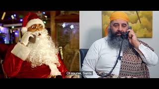 Santa Requests Sai Dham Food Bank's Help This Christmas