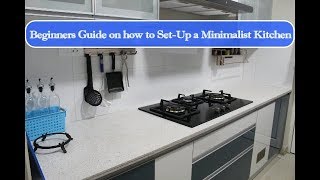 Beginners Guide to setup a Minimalist Pantry and Kitchen