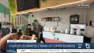 Couples celebrate 2 years of coffee business