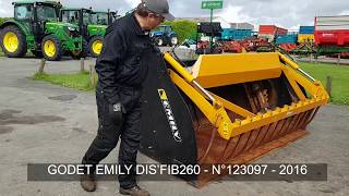 [VENDU] Godet distributeur EMILY DIS'FIB 260 2m60 N° 123097 (2016)