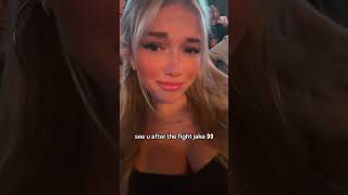 Breckie Hill Reveals She Will Be Seeing Jake Paul After The Fight 😱 #shorts